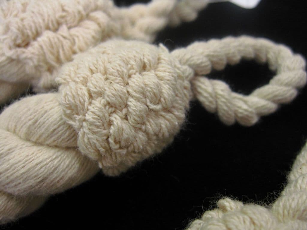 Natural cotton rope tie backs cord ties cable tiebacks